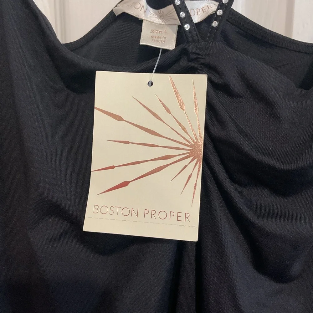 Boston Proper Glam Cami Multi Straps Bling NWT - Picture 4 of 5